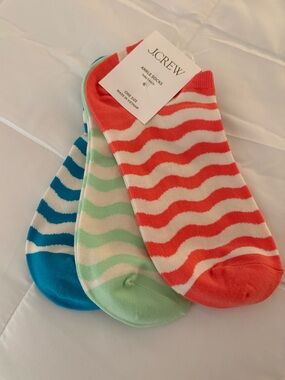 NWT J. Crew Ankle Socks (3 pack)